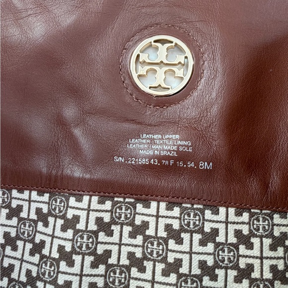 Preowned Tory Burch Brown Leather Knee-High Boots size 8 - Picture 7 of 11